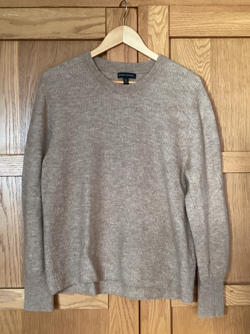 Banana Republic women Crewneck Sweater in Taupe